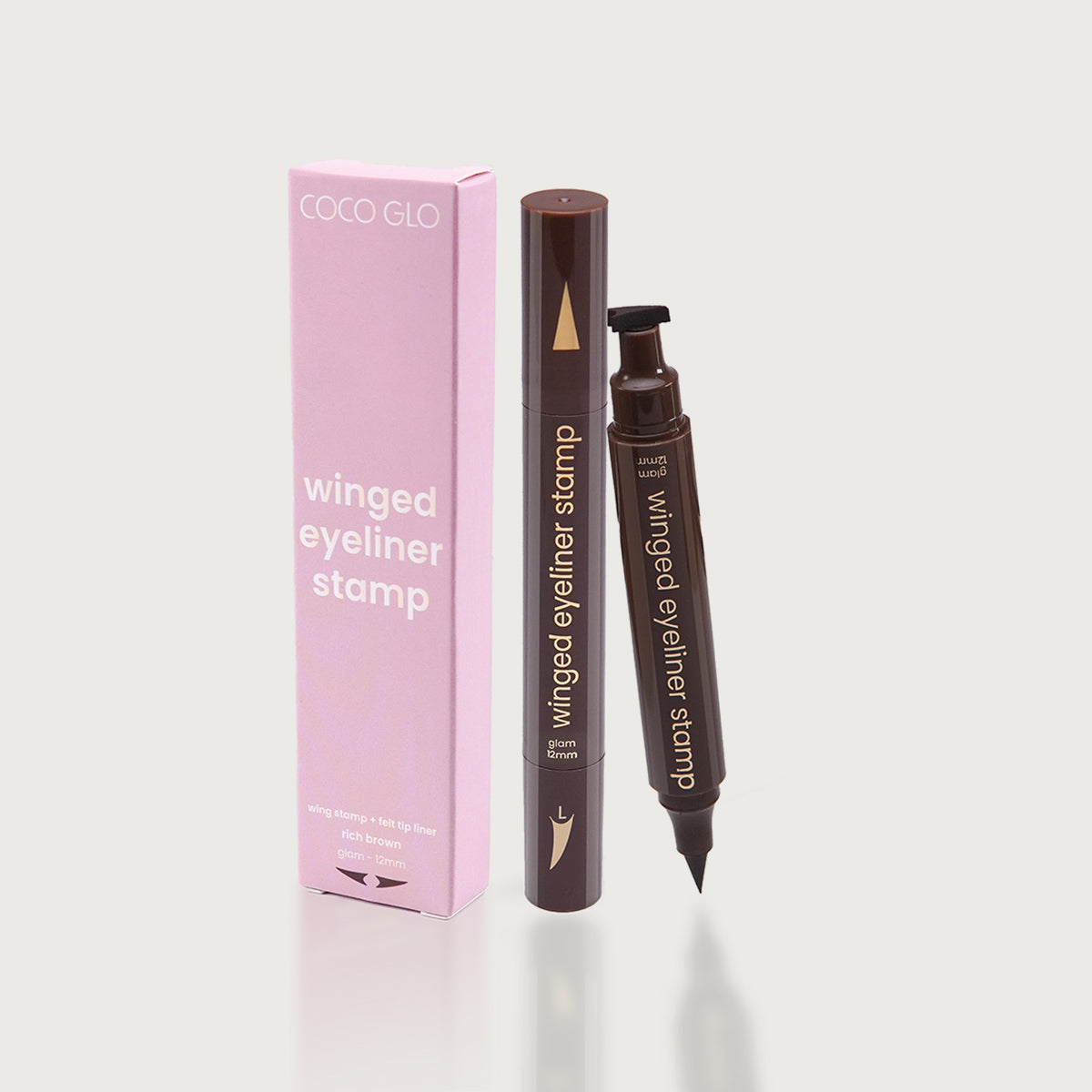 winged eyeliner stamp