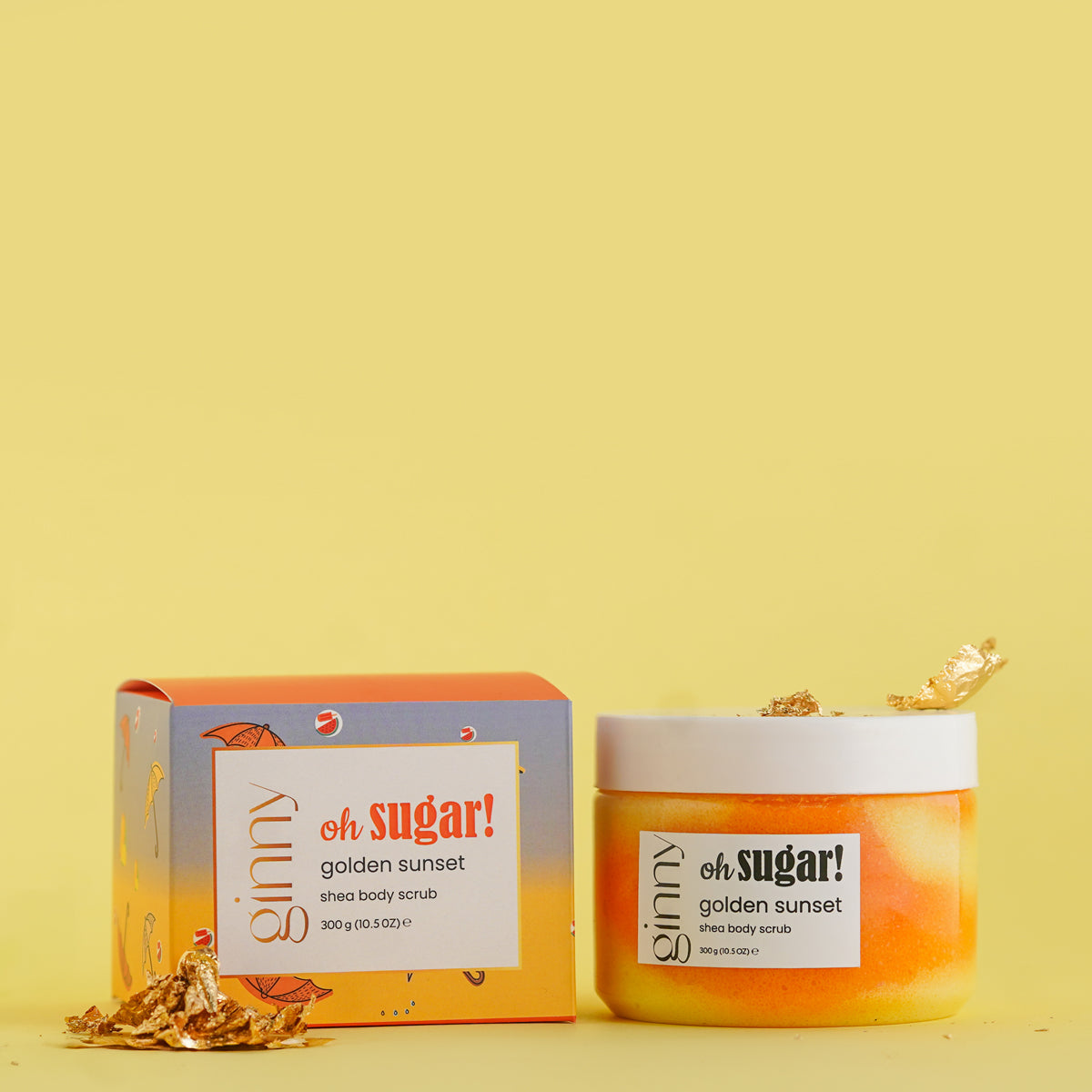 golden sunset body scrub