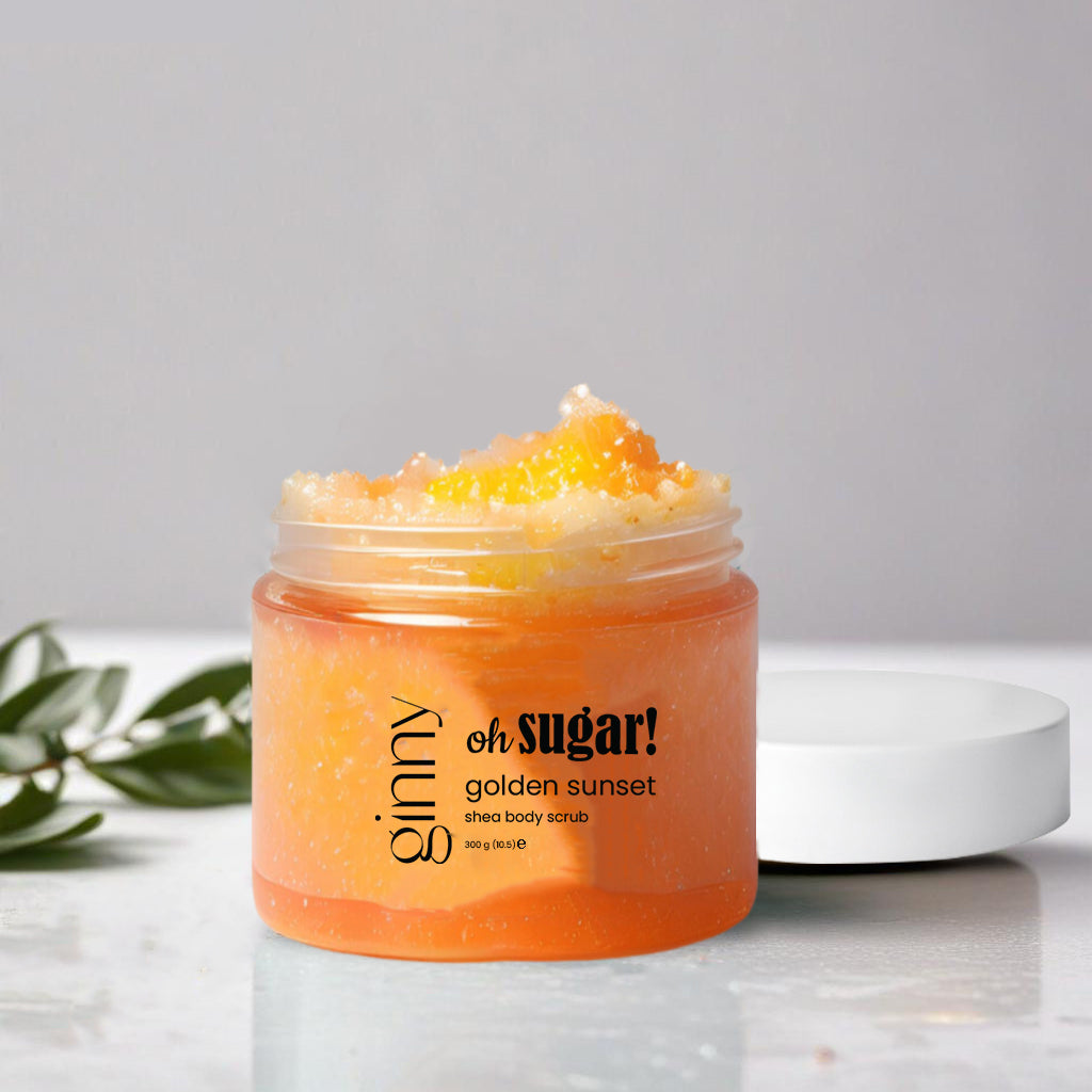 golden sunset body scrub