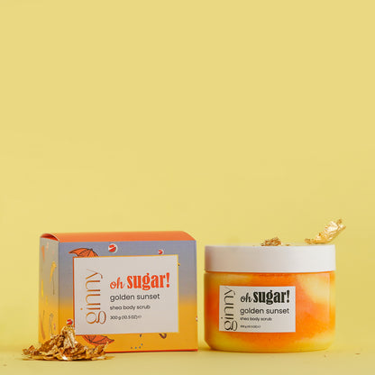 golden sunset body scrub