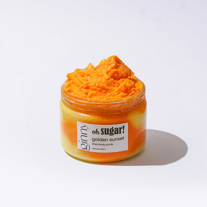 golden sunset body scrub