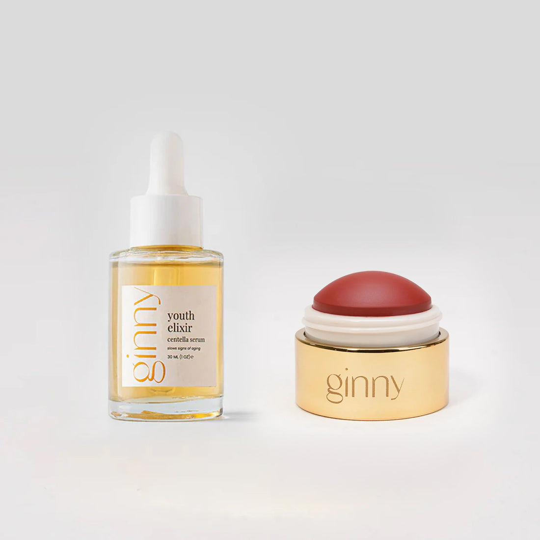 blush balm + centalla serum set